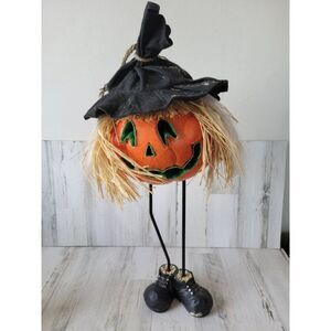 Pumpkin Halloween display lawn decor homemade